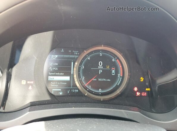 JTHBA1D21K5085703 2019 LEXUS IS Серебряный Вид щитка приборов