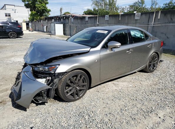 JTHBA1D21K5085703 2019 LEXUS IS Серебряный Передняя левая четверть