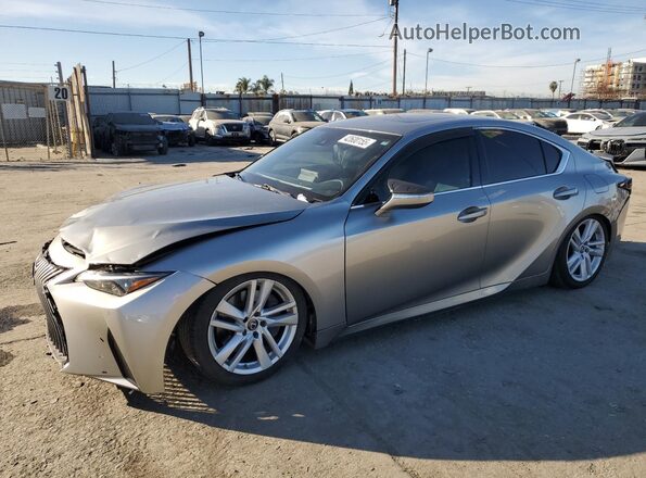 JTHCA1D29M5113500 2021 LEXUS IS Серебряный Передняя левая четверть