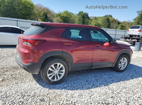 KL79MMS22MB140365 2021 CHEVROLET TRAILBLAZER Burgundy Tył prawy