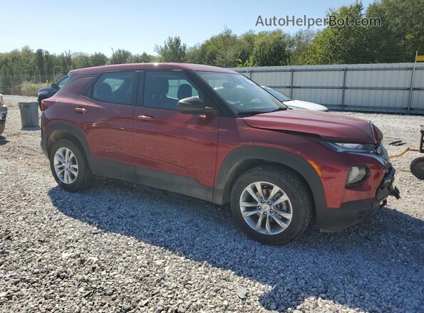 KL79MMS22MB140365 2021 CHEVROLET TRAILBLAZER Burgundy Przód prawy