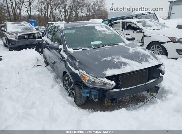 KMHH35LE1JU020357 2018 HYUNDAI ELANTRA GT Gray წინა მარჯვენა