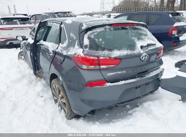 KMHH35LE1JU020357 2018 HYUNDAI ELANTRA GT Gray უკანა მარცხენა