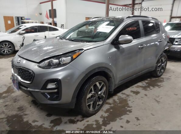 KNDPNCACXL7634633 2020 KIA SPORTAGE Gray Vista tres cuartos delantera izquierda