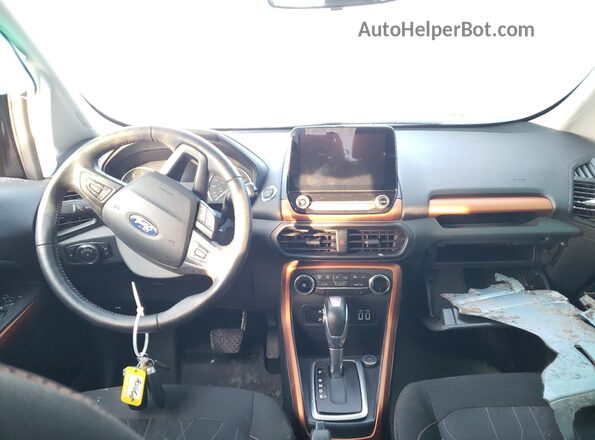 MAJ6S3GL8MC429709 2021 FORD ECOSPORT Черный Вид панели приборов