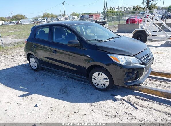 ML32AUHJ5RH005934 2024 MITSUBISHI MIRAGE Black Front right