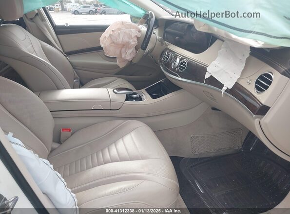 WDDUG8DB3KA433869 2019 MERCEDES-BENZ S White Widok wnętrza z przodu