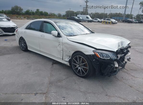 WDDUG8DB3KA433869 2019 MERCEDES-BENZ S White Przód prawy