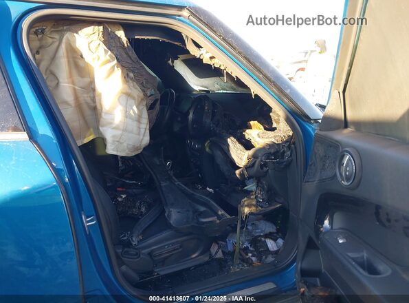 WMZ43BR03N3N65792 2022 MINI COUNTRYMAN Синий Вид салона спереди