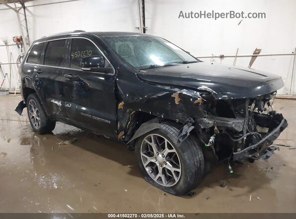 1C4RJFBGXJC234020 2018 JEEP GRAND CHEROKEE Черный Передняя правая четверть