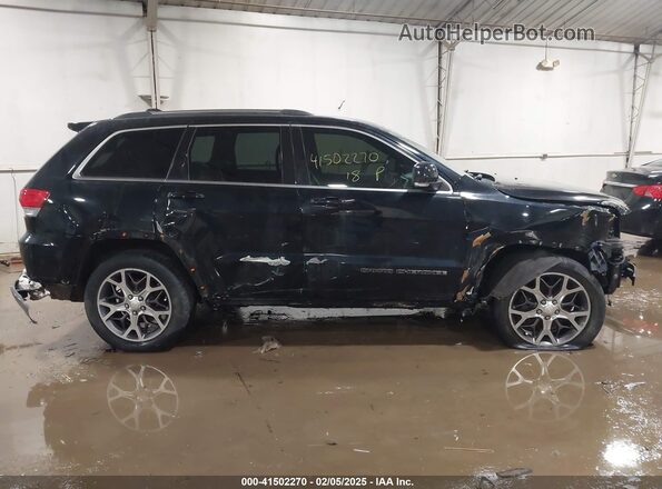 1C4RJFBGXJC234020 2018 JEEP GRAND CHEROKEE Черный Вид задней части салона