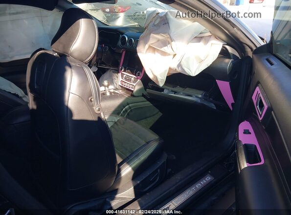 1FA6P8CF1L5145047 2020 FORD MUSTANG Black Front interior view