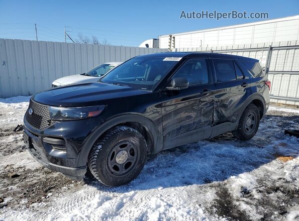 1FM5K8AB6MGA06831 2021 FORD FORD EXPLORER Черный Передняя левая четверть