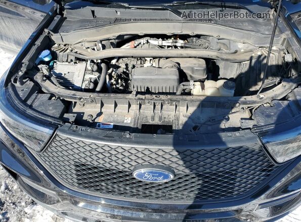 1FM5K8AB6MGA06831 2021 FORD FORD EXPLORER Черный Вид подкапотного пространства