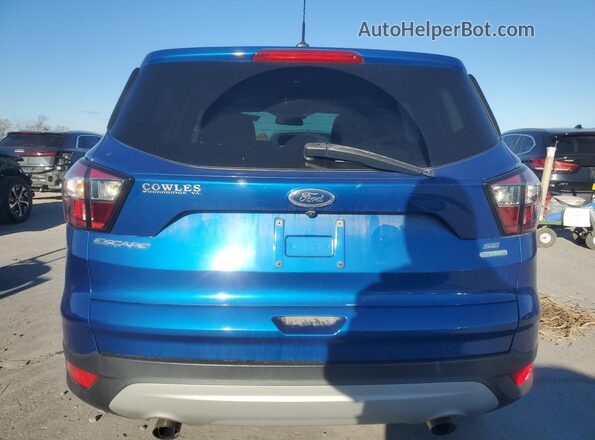 1FMCU0GD4HUC39545 2017 FORD ESCAPE Blue Widok z tyłu