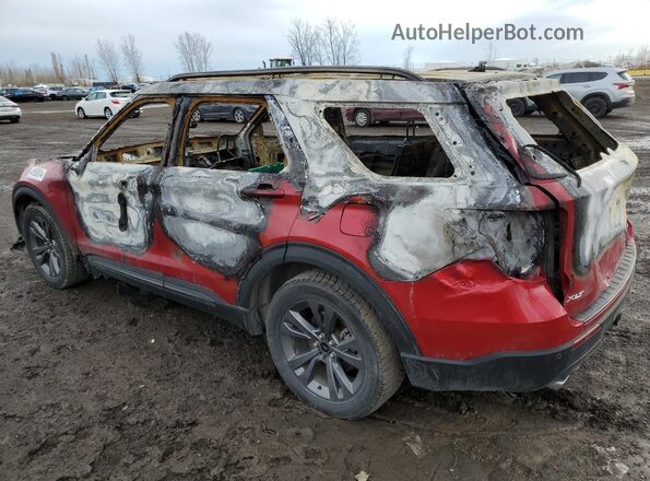 1FMSK8DH2MGC06298 2021 FORD FORD EXPLORER Red Задня ліва чверть