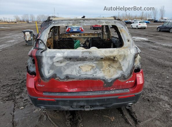1FMSK8DH2MGC06298 2021 FORD FORD EXPLORER Red Вид ззаду