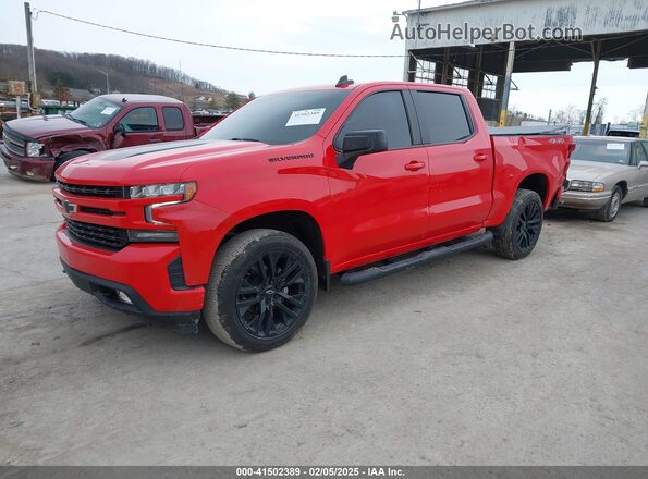 1GCPYEEK9MZ364613 2021 CHEVROLET SILVERADO Red Przód lewy