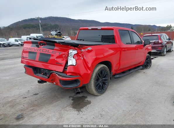 1GCPYEEK9MZ364613 2021 CHEVROLET SILVERADO Red Widok z przodu