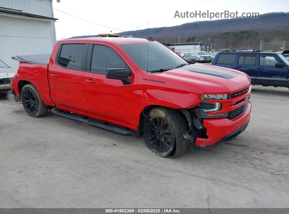 1GCPYEEK9MZ364613 2021 CHEVROLET SILVERADO Red Przód prawy