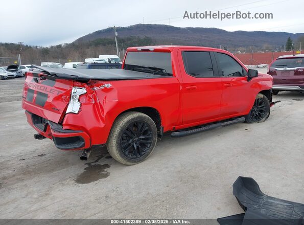 1GCPYEEK9MZ364613 2021 CHEVROLET SILVERADO Red Tył prawy