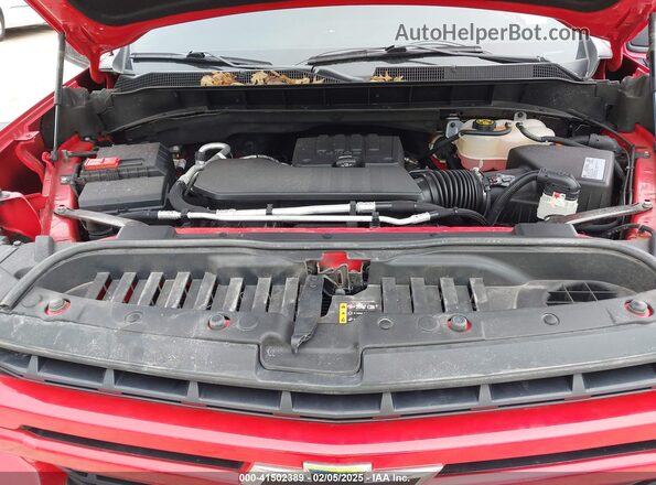 1GCPYEEK9MZ364613 2021 CHEVROLET SILVERADO Red Widok z tyłu