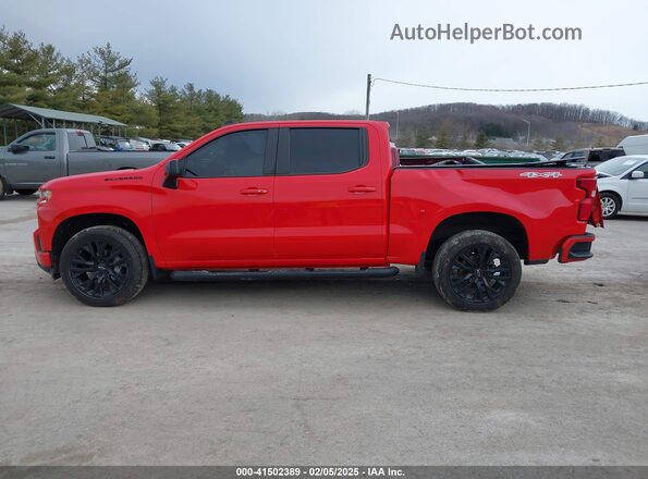 1GCPYEEK9MZ364613 2021 CHEVROLET SILVERADO Red Widok wnętrza 360 stopni