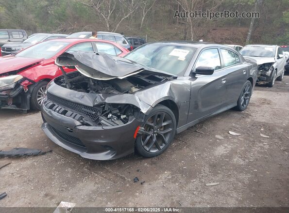 2C3CDXCT6MH625086 2021 DODGE CHARGER Серый Передняя левая четверть