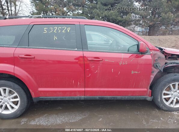 3C4PDCBG8HT532528 2017 DODGE JOURNEY Red უკანა სალონის ხედი
