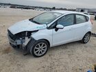 2019 Ford Fiesta Se White vin: 3FADP4EJ6KM105525