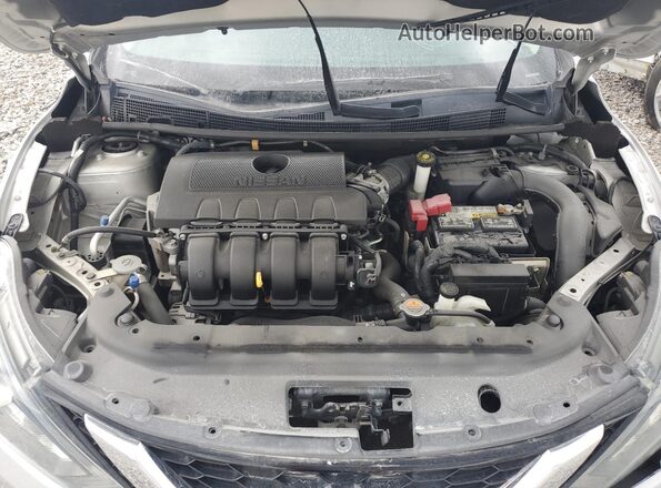 3N1AB7AP1HY400883 2017 NISSAN SENTRA Silver უკანა სალონის ხედი