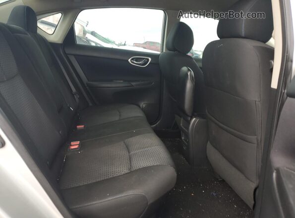 3N1AB7AP1HY400883 2017 NISSAN SENTRA Silver უკანა სავარძლების ხედი