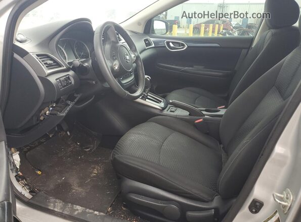 3N1AB7AP1HY400883 2017 NISSAN SENTRA Silver წინა სალონის ხედი
