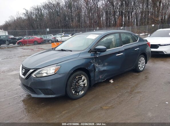 3N1AB7AP8HY212331 2017 NISSAN SENTRA Dark Blue Front left