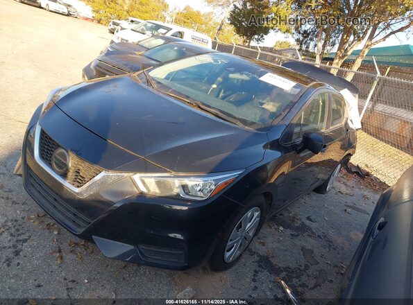 3N1CN8DV3ML894980 2021 NISSAN VERSA Черный Передняя левая четверть
