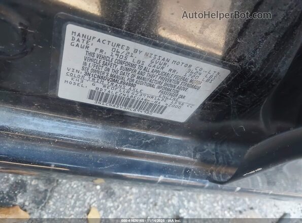 3N1CN8DV3ML894980 2021 NISSAN VERSA Черный Вид подкапотного пространства