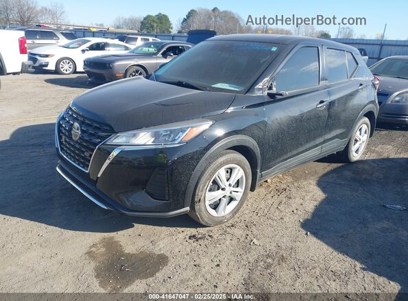3N1CP5BV2ML519755 2021 NISSAN KICKS Black Front left