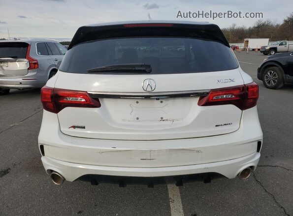 5J8YD4H02LL016644 2020 ACURA MDX White Widok z tyłu