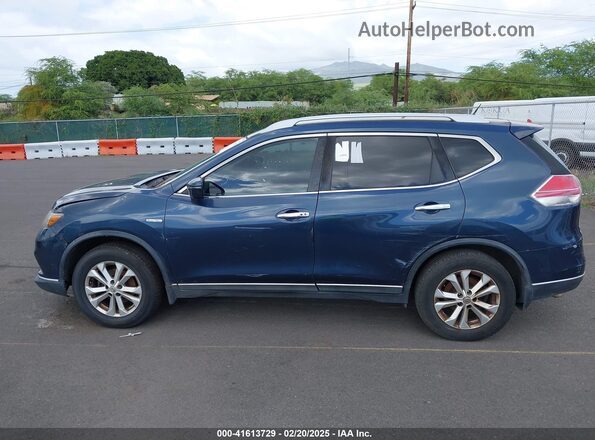5N1AT2MT9GC852296 2016 NISSAN ROGUE Blue უკანა სალონის ხედი