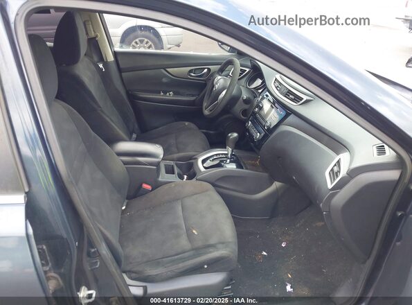 5N1AT2MT9GC852296 2016 NISSAN ROGUE Blue წინა სალონის ხედი