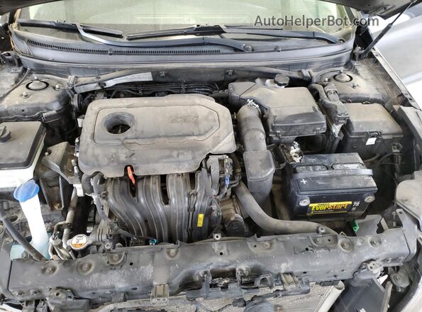 5NPE34AF8HH465759 2017 HYUNDAI SONATA Черный Вид задней части салона