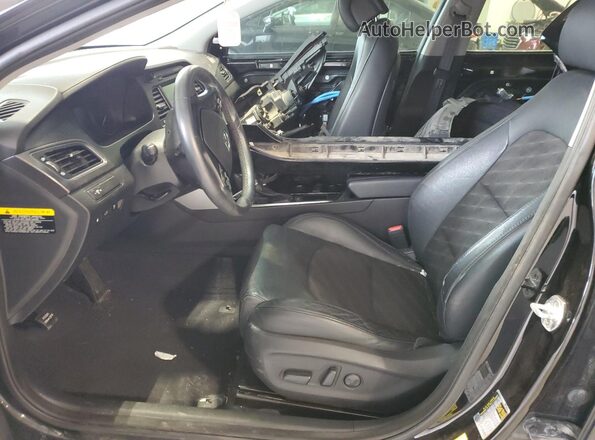 5NPE34AF8HH465759 2017 HYUNDAI SONATA Черный Вид салона спереди