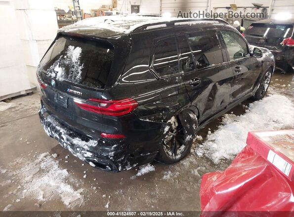 5UXCX6C01N9M34758 2022 BMW X7 Black Задня права чверть