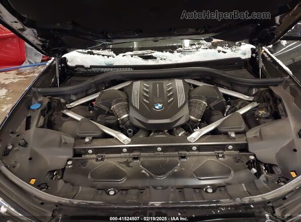 5UXCX6C01N9M34758 2022 BMW X7 Black Вид ззаду