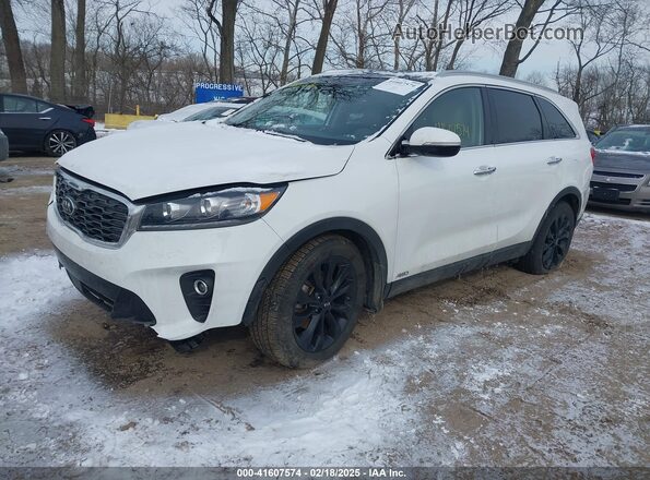 5XYPHDA59LG707153 2020 KIA SORENTO Белый Передняя левая четверть