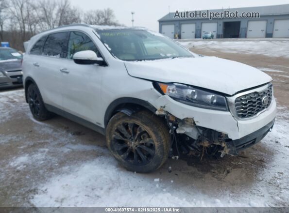 5XYPHDA59LG707153 2020 KIA SORENTO Белый Передняя правая четверть