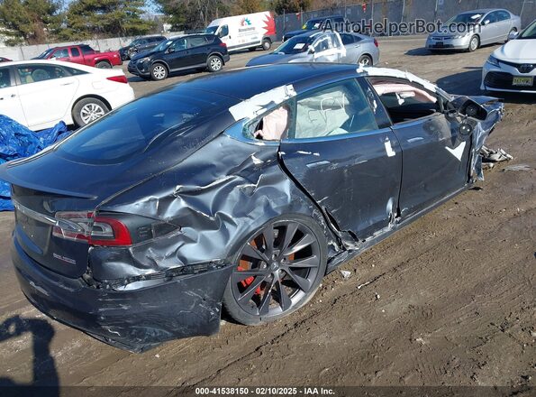 5YJSA1E42KF332002 2019 TESLA MODEL S Серый Задняя правая четверть