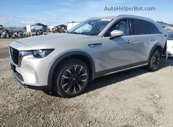 JM3KKEHA8R1154323 2024 MAZDA CX-90 Серебряный Передняя левая четверть
