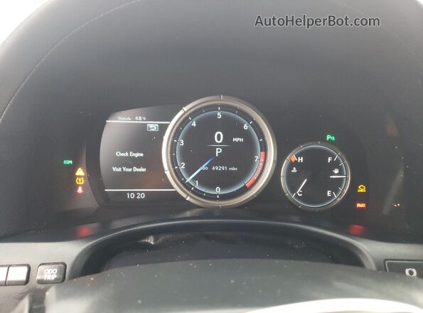 JTHCZ1BL5JA007536 2018 LEXUS GS Красный Вид щитка приборов