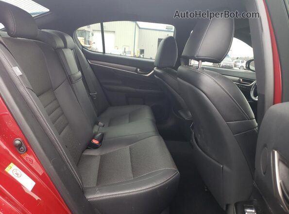JTHCZ1BL5JA007536 2018 LEXUS GS Красный Вид задних сидений
